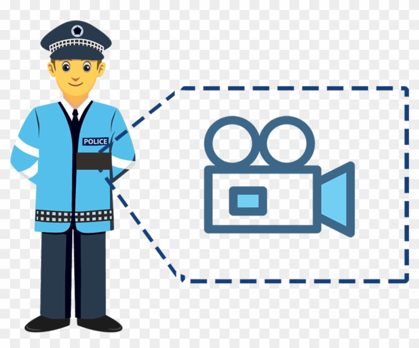 Automatically Recognize Activities Such As Foot Pursuits, - Traffic Police Png Clipart
