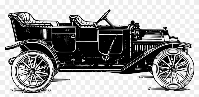 Big Image Vintage Car Clipart 1874813 Pikpng