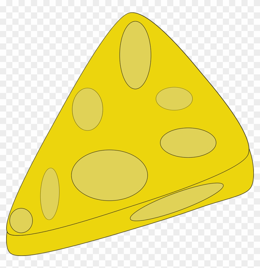 Pizza Clipart Transparent Background - Cheese Cartoon No Background - Png Download #1875589