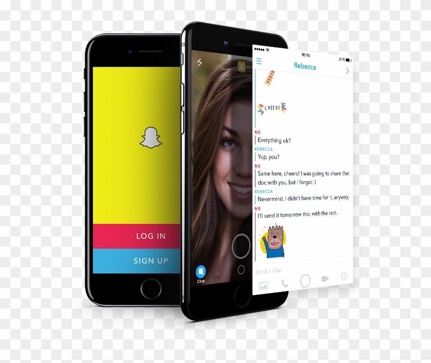 Working With Snapchat Feeds - Iphone Clipart #1875727