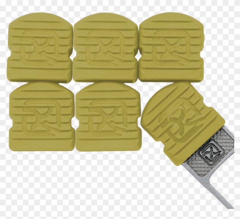 6 Mustard Caps For Use With Phone Cases - Klecker Knives Llc Clipart #1875969