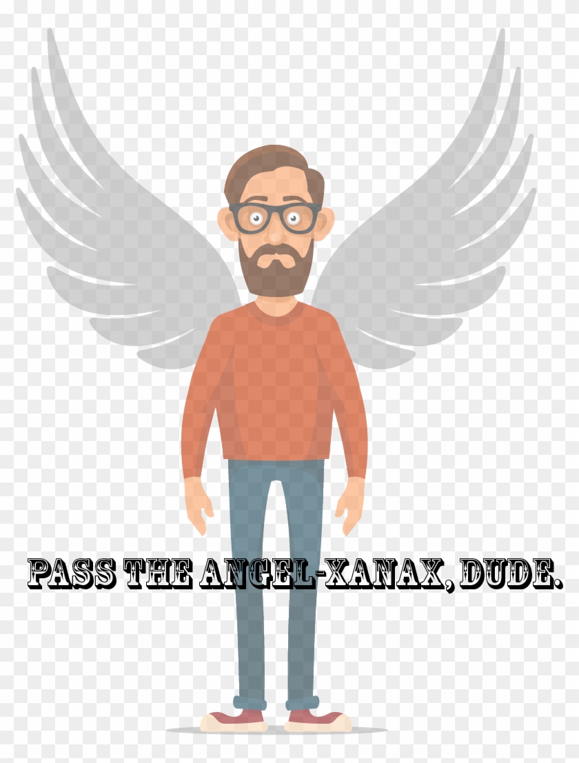 My Guardian Angel Must Be Having A Breakdown - Wings Icon Clipart