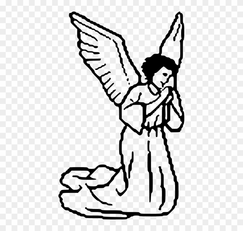 Vector Transparent Library Angel Cliparts Shop Library - Angel Clip Art - Png Download #1876570