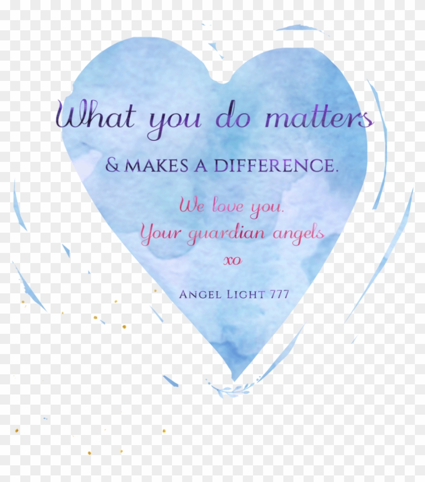 What You Do Matters - Heart Clipart