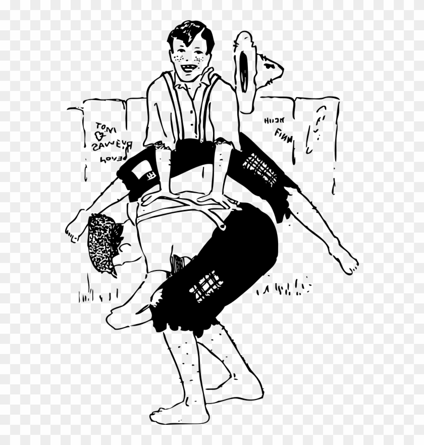 Tom Sawyer And Huck Finn - Huck Finn Clip Art - Png Download #1877127