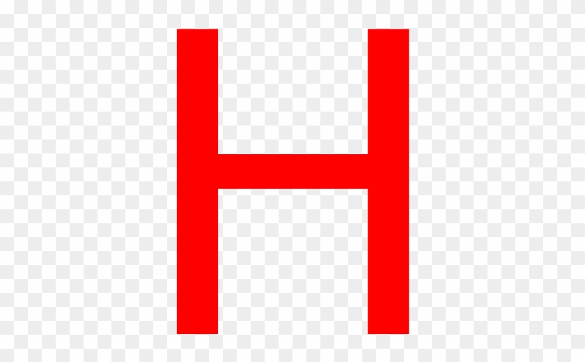 Letter H Png - Carmine Clipart #1877327