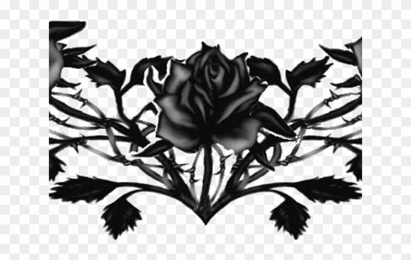 Rose Tattoo Png Transparent Images - Transparent Tattoo Png Clipart #1877579