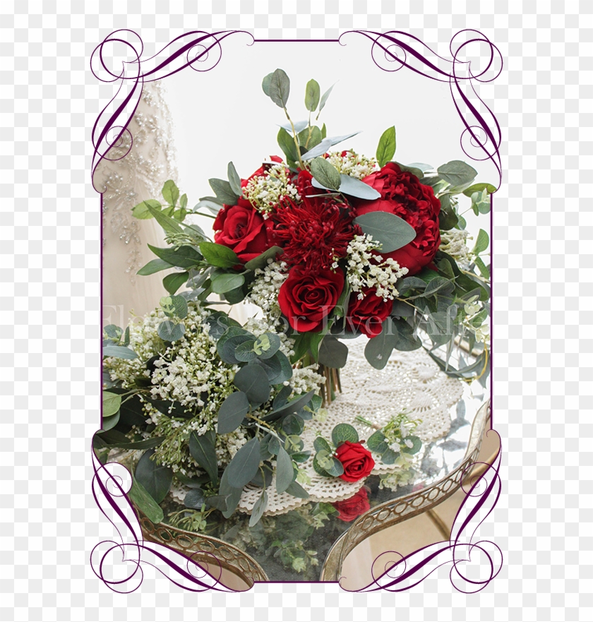 Silk Artificial Bridal Wedding Bouquet Posy Package - Rose Clipart