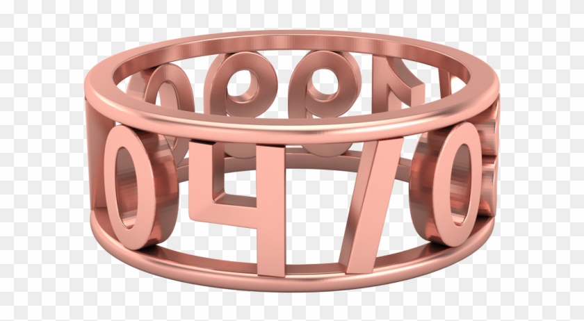 Stylish High Fashion Personalized Number Ring - Cradle Clipart #1878047