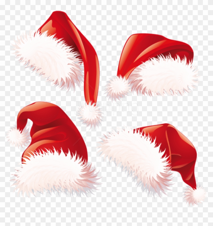 Free Png Transparent Christmas Santa Hats Png Clipart #1878275