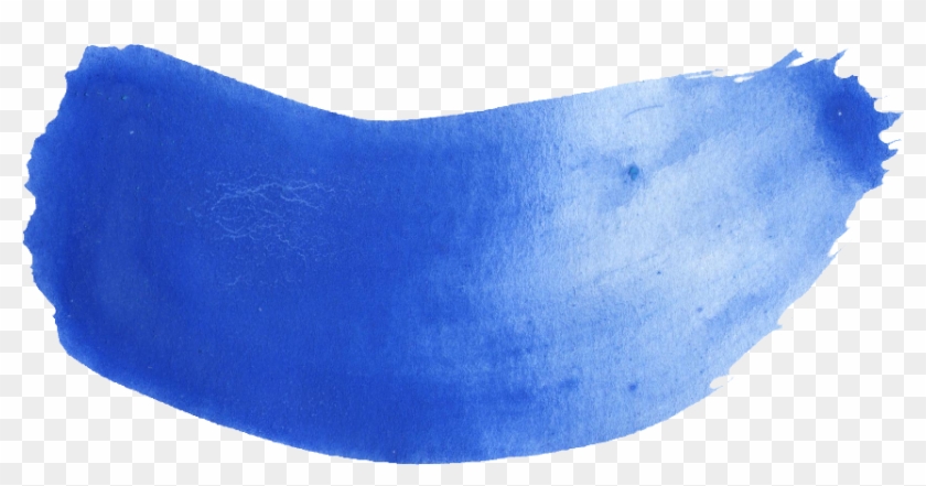 52 Blue Watercolor Brush Stroke Png Transparent Vol - Sky Clipart #1878443