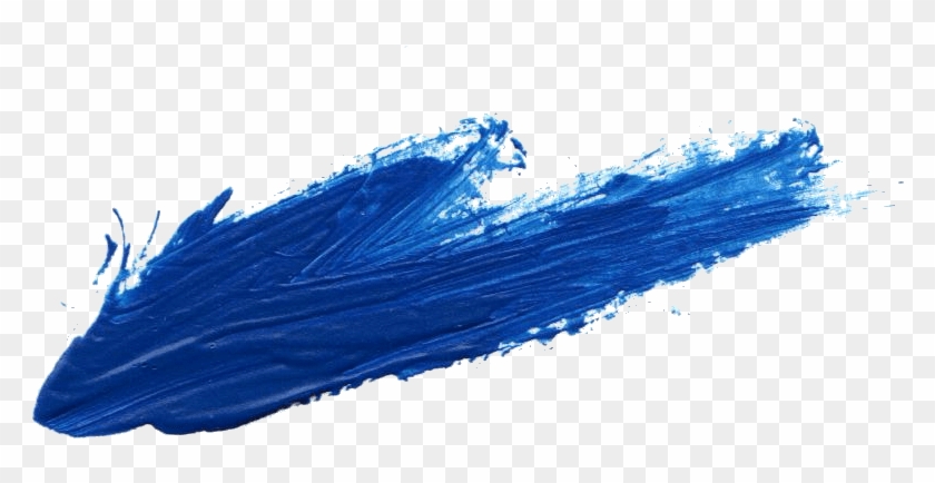 Blue Paint Stroke Png Clipart #1878554