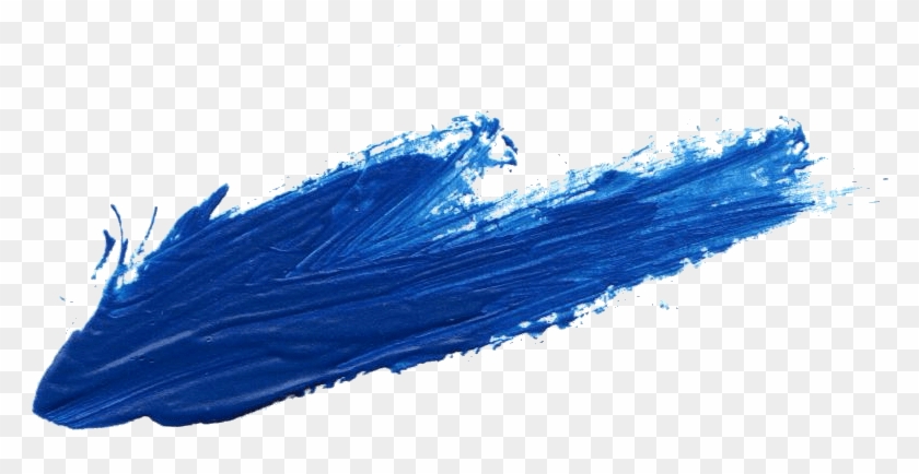 Blue Paint Stroke Png Clipart
