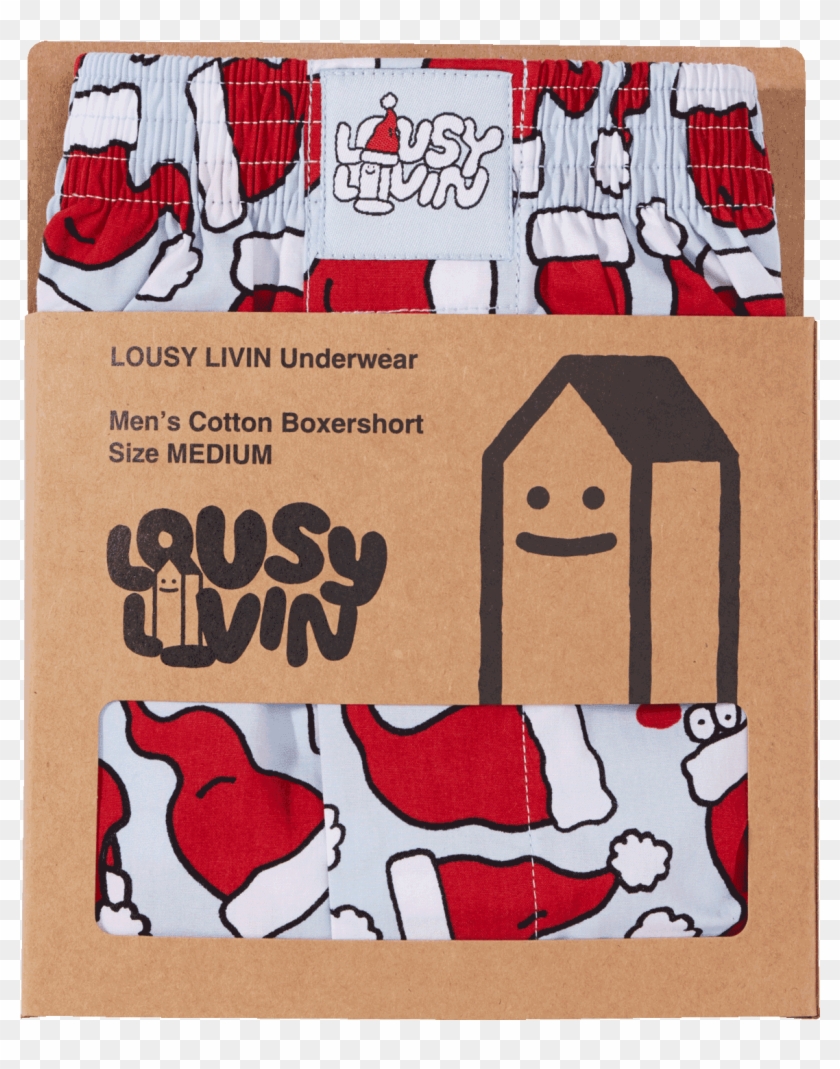 Lousy Livin Boxershorts Santa Hats Clipart #1878628