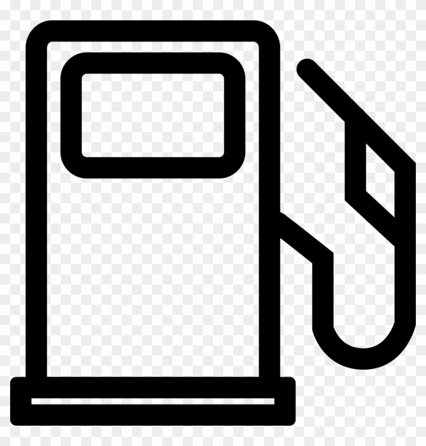 Png File Svg - Gas Pump Clipart Black And White Transparent Png #1879165