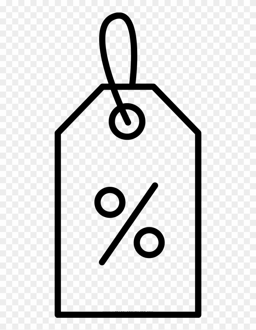 Dibujo De Etiqueta De Ventas Para Colorear - Circle Clipart