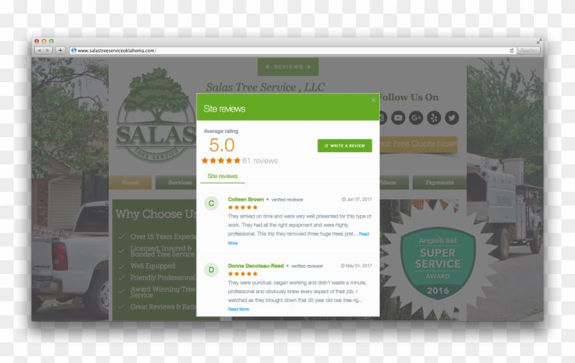 Salas Tree Service Online Reviews - Tree Clipart