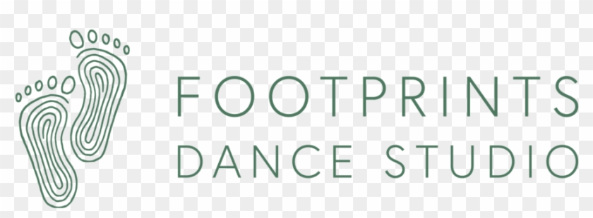 Footprints Horizontal Dark Green Format=1500w Clipart