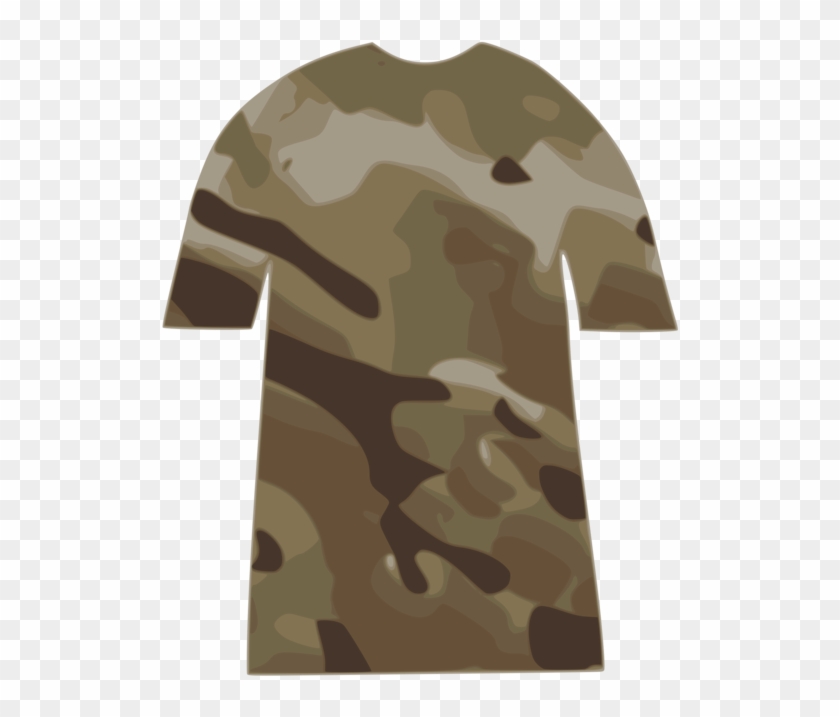 T-shirt Military Camouflage Clothing - Camo Clipart - Png Download #1880342