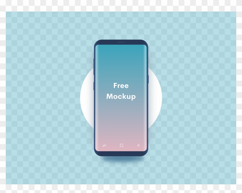 Minimal Samsung S8 Mockup - Iphone Clipart #1880517