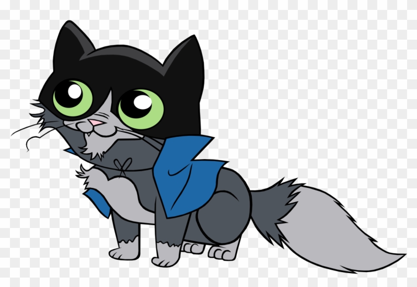 Mumble Cat Vector - Cartoon Clipart
