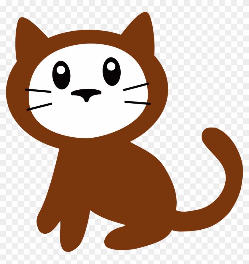 Whiskers Cat Dog Clip Art - Gato Dibujos Animados De Perros - Png Download #1880750