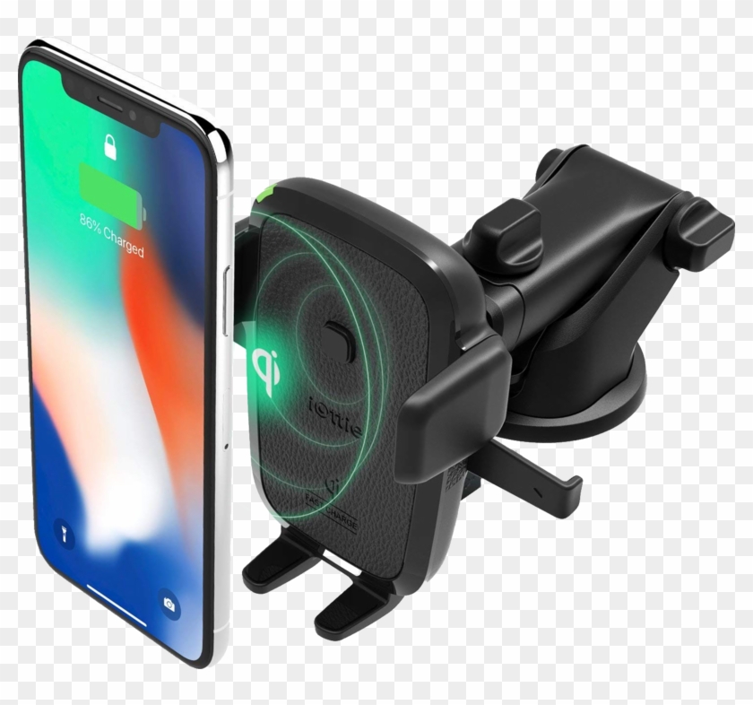 Wireless Charging - Iottie Wireless Charger Car Mount Clipart #1881004