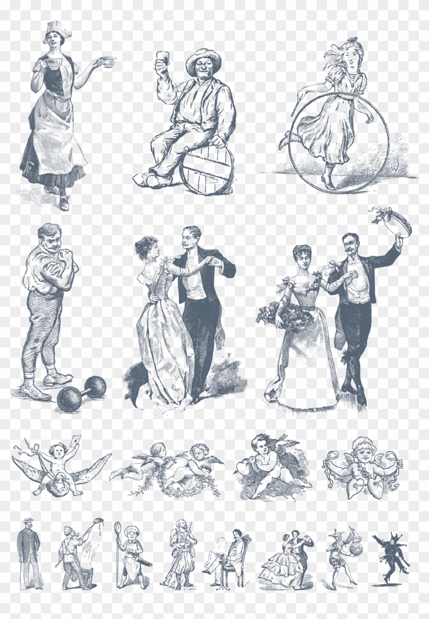 Preview All The Vector Illustrations Provided, Auto-traced - Sketch Clipart #1881277