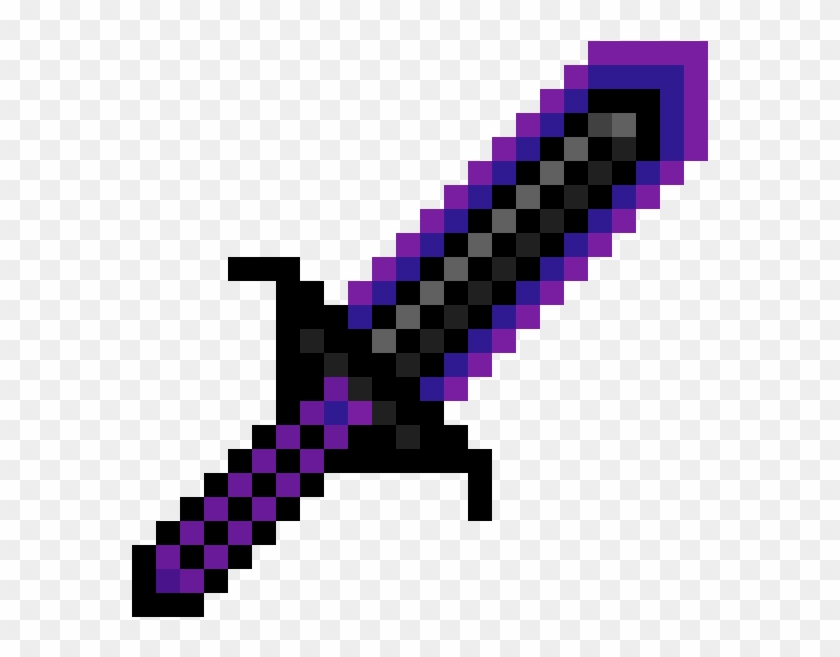 Dark Energy Sword - Minecraft Stone Sword Texture Clipart