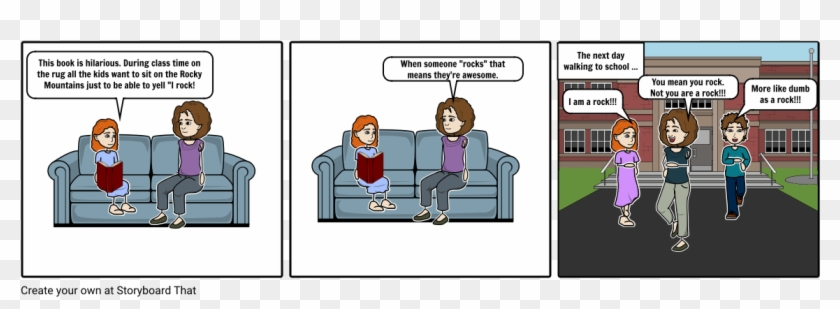 I Am A Rock - Cartoon Clipart #1881429