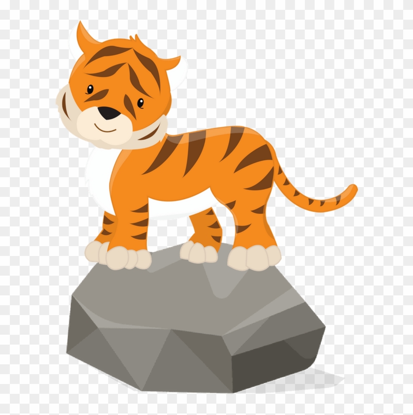 Leon Jirafa Elefante Tigre Clipart