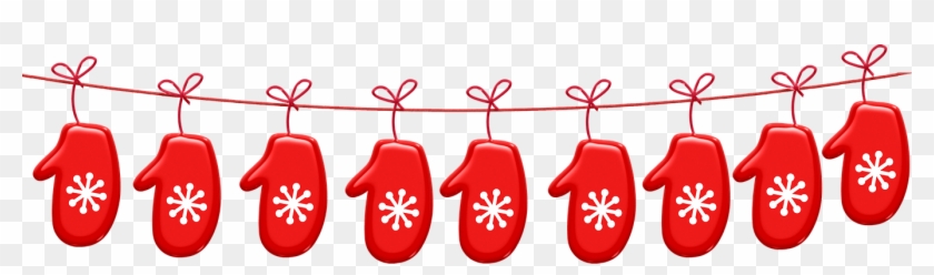 Christmas Bunting, Banner, Red, Xmas - Transparent Background Banner Christmas Clipart - Png Download