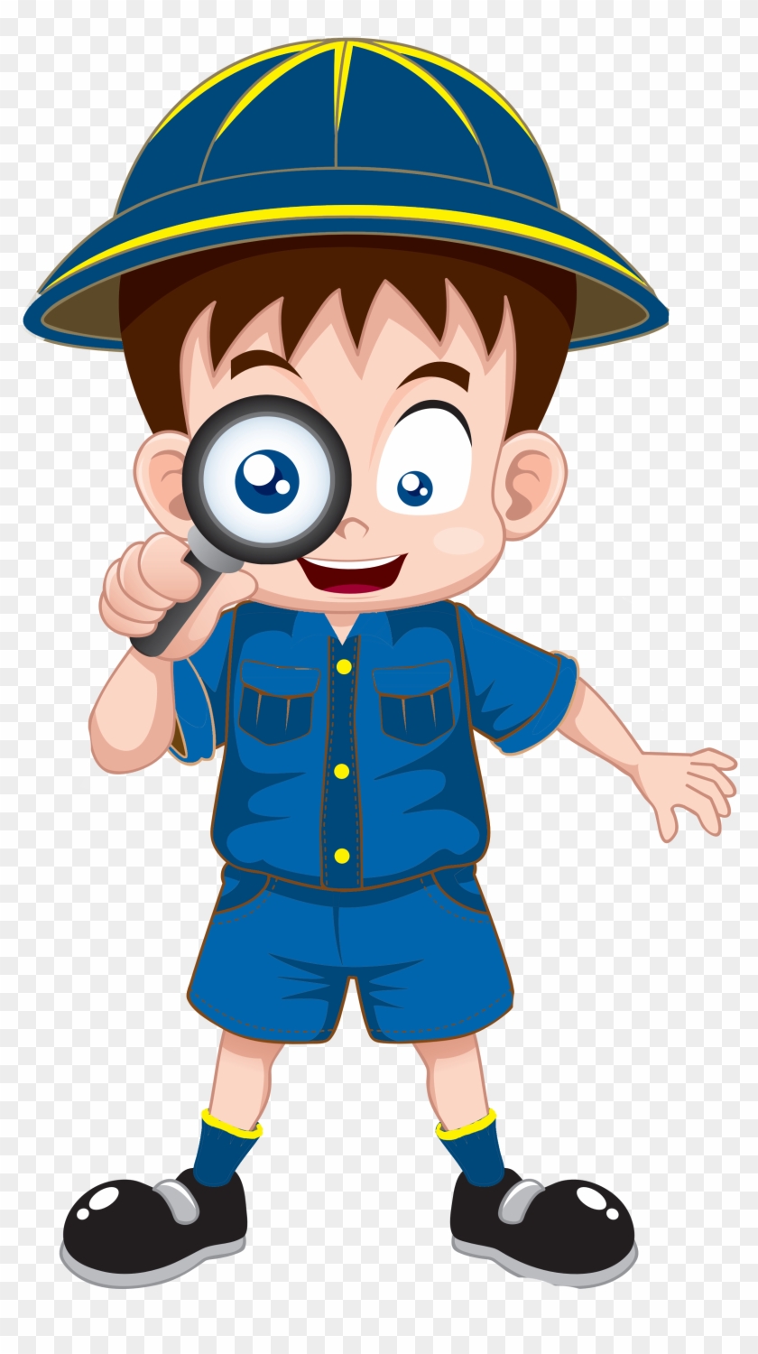 Bug Huntercub Scout - Boy Scout Clipart Transparent - Png Download #1883139