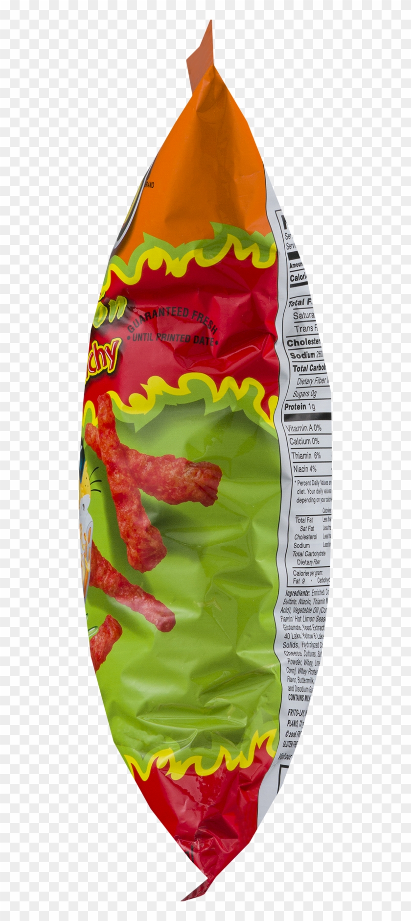 Cheetos Crunchy Flamin' Hot Limón Cheese Flavored Snacks, - Meat Clipart #1883255