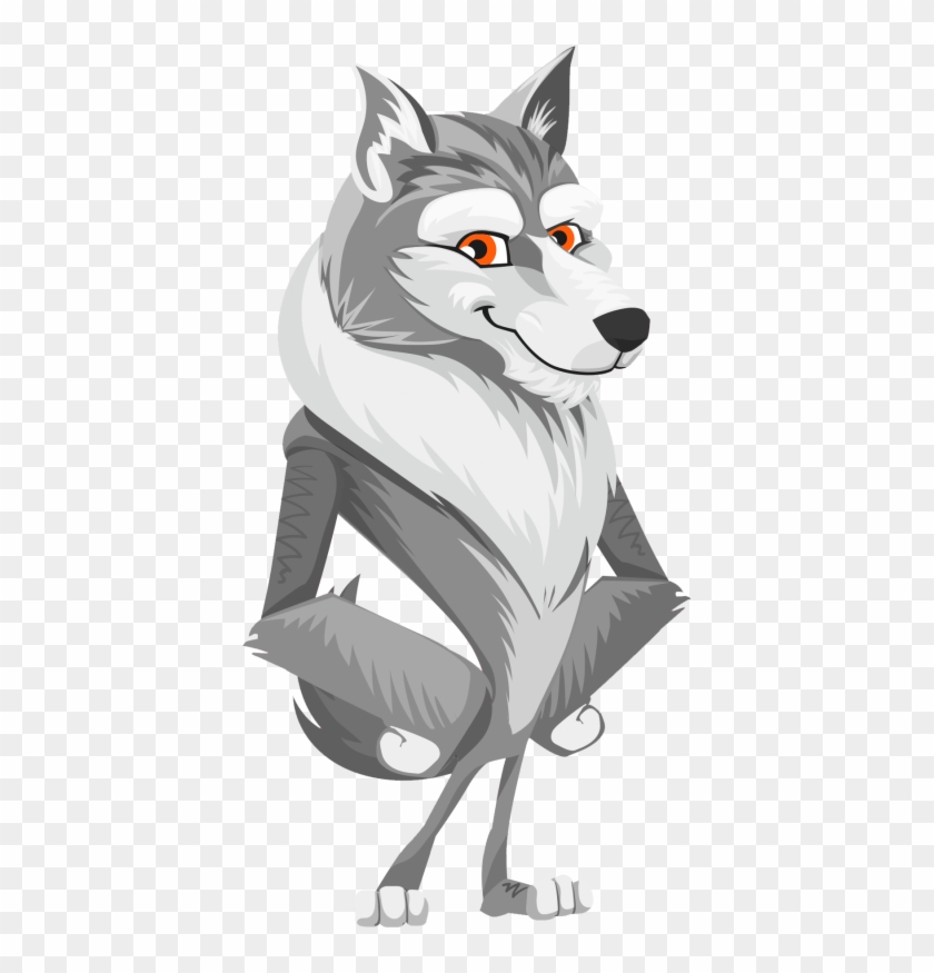 Wolf Vector Png Image - Волк Вектор Png Clipart #1883313
