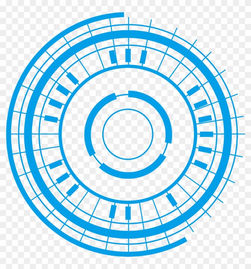 Technology Border Blue Simple Lines Png And Psd - North Pole Special Delivery Clipart