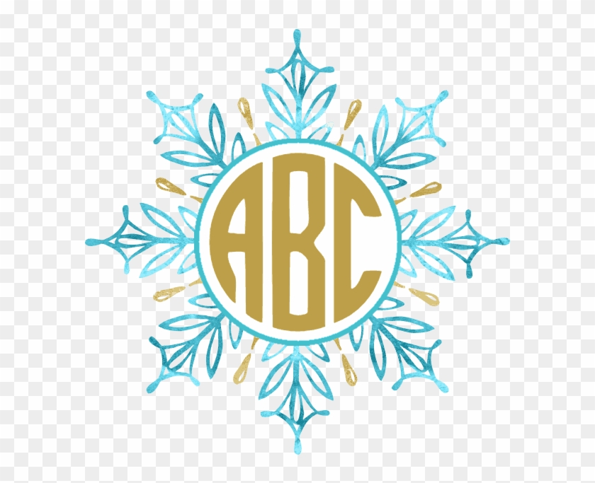 Snowflake Monogram Clipart #1883500