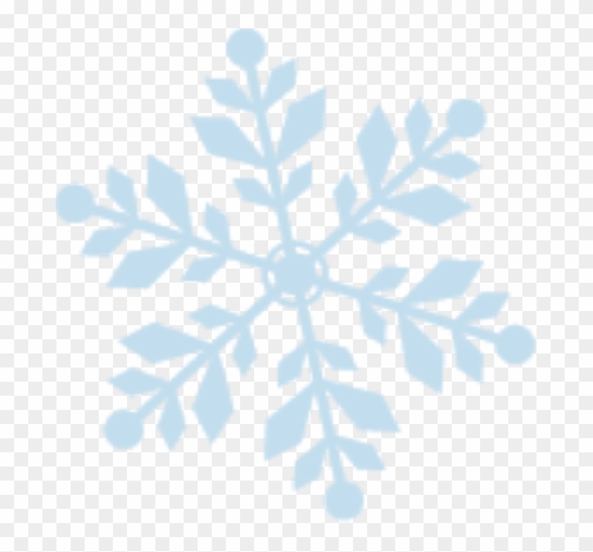 Digital Blue Snowflake Clipart #1883525