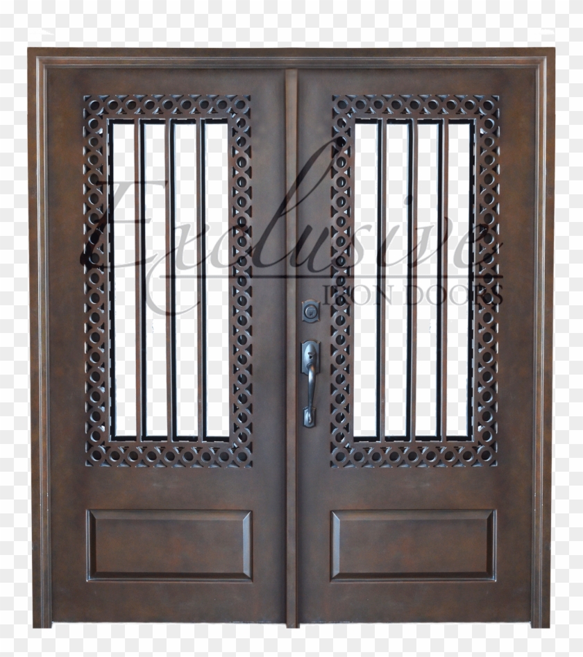 Agatha Square Double Iron Door Exclusive Iron Doors - Home Door Clipart #1883928