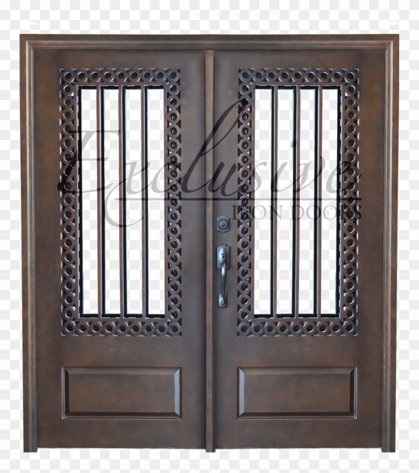 Agatha Square Double Iron Door Exclusive Iron Doors - Home Door Clipart