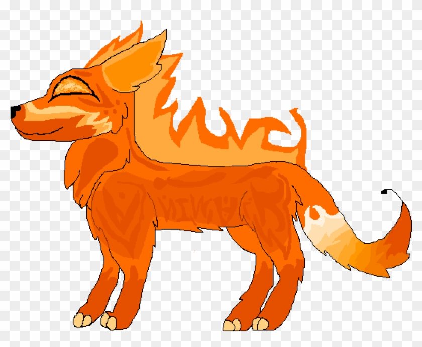 Fire Wolf Clipart