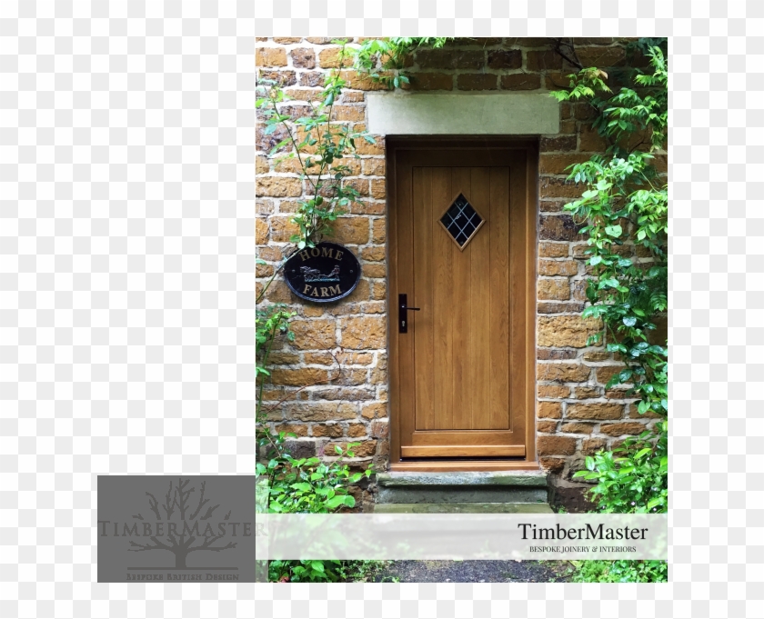 Traditional Oak Door In Northants Clipart #1884192