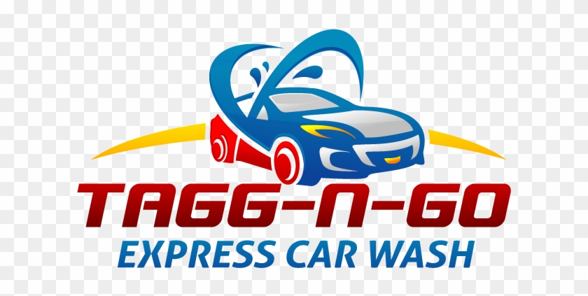 Tagg N Go Express Car Wash Clipart #1884343