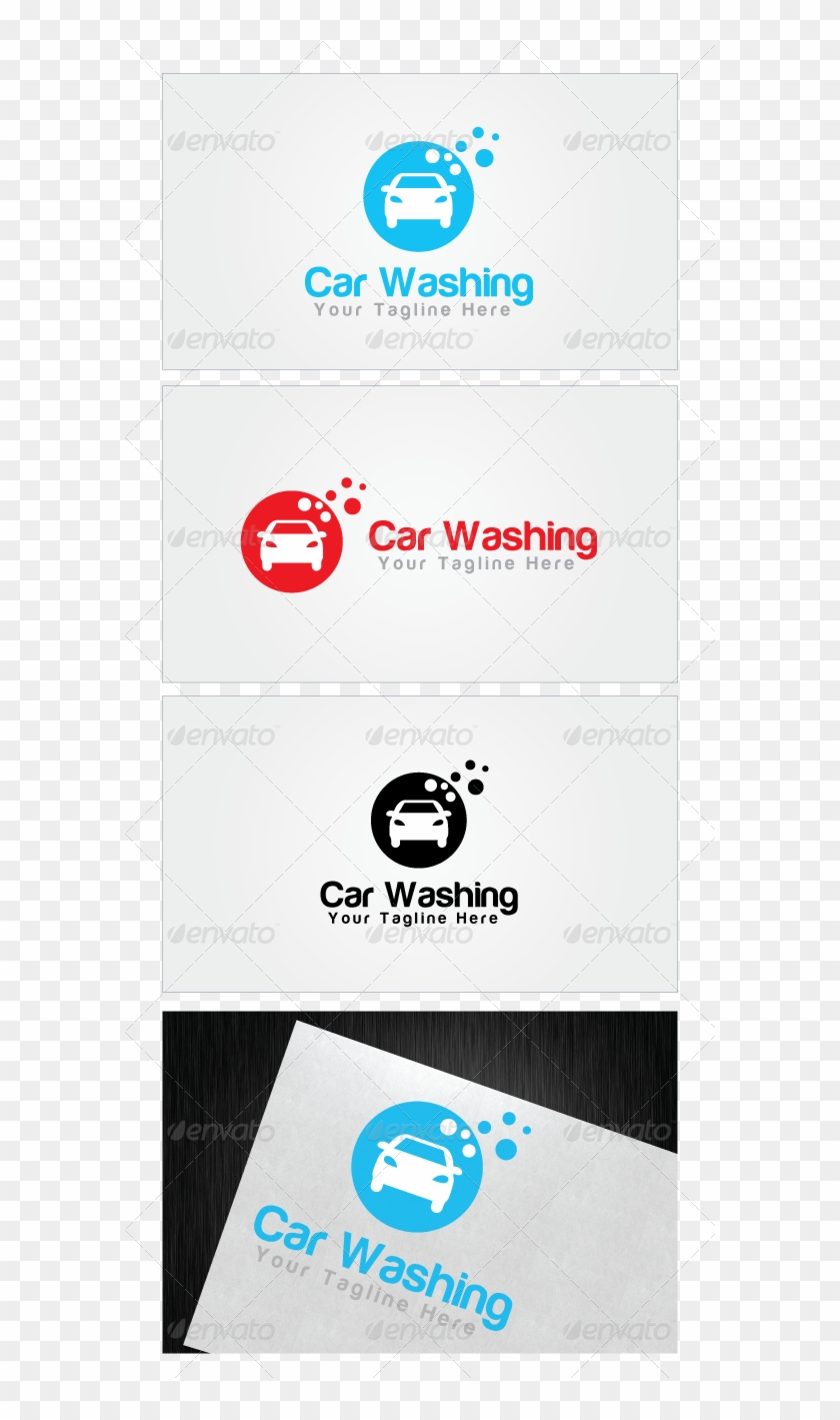 Car Washing Logo Template Photoshop Psd Clipart