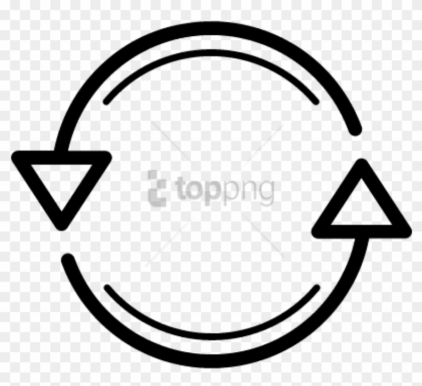 Free Png Dos Flechas En Circulo Png Image With Transparent Clipart