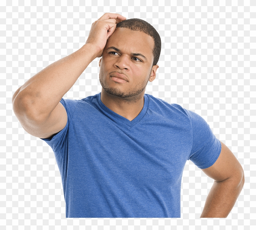 780 X 681 17 - Man Confused Png Clipart #1885997
