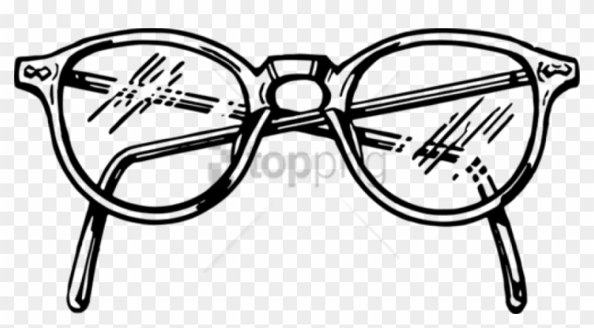Free Png Download Eye Glasses Png Images Background - Black And White Clipart Glasses Transparent Png #1886252