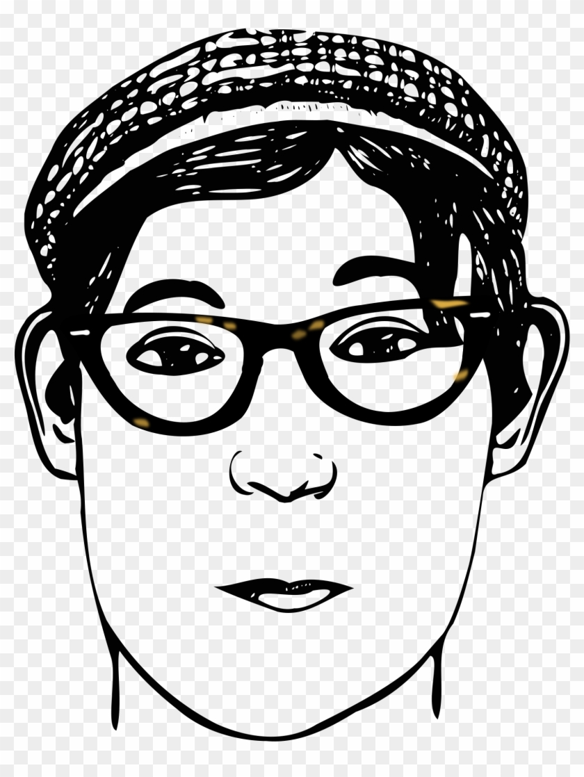 This Free Icons Png Design Of Fukutaro With Eyeglasses - Illustration Clipart