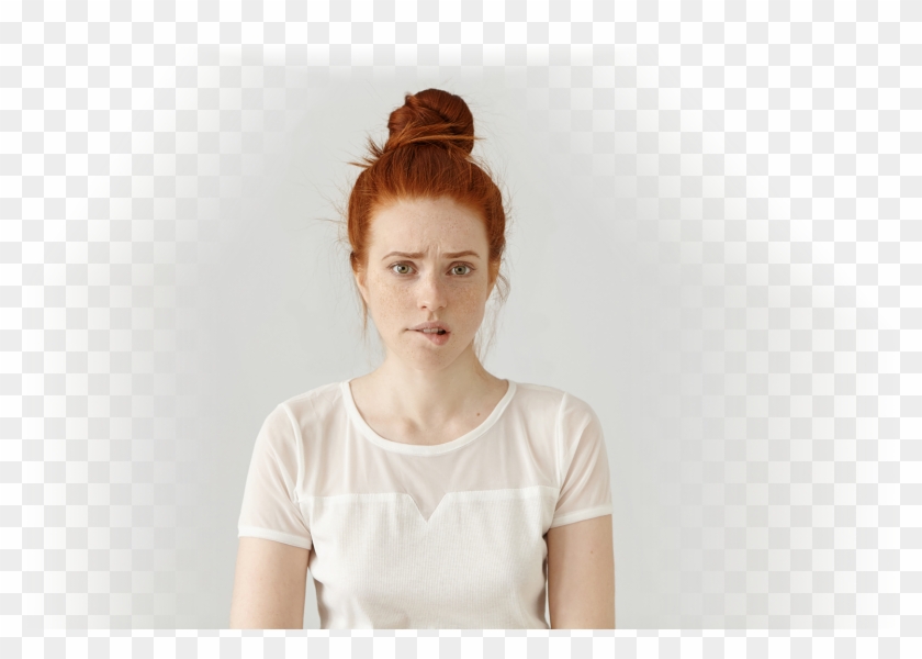 Redhead Confused Clipart
