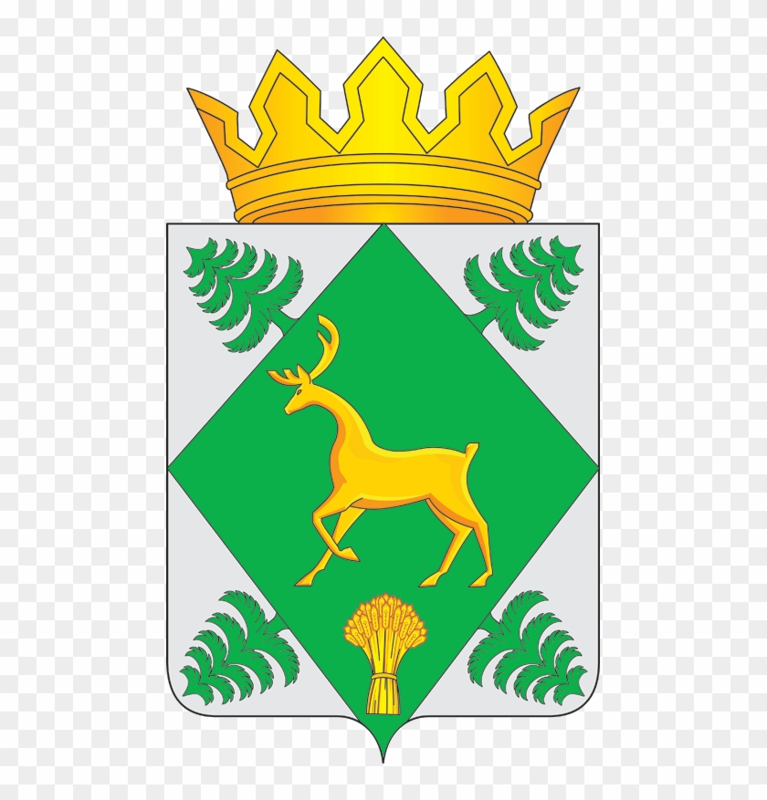 Coat Of Arms Of Imeni Lazo District Clipart